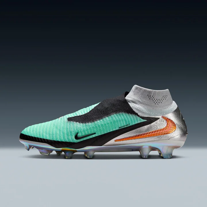 Nike Men's Phantom 6 High Elite Firm-Ground Soccer Cleats in Grey | IH3735-001