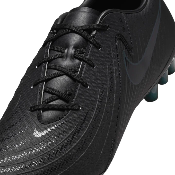 Nike Men's Phantom GX 2 Academy Artificial-Grass Low-Top Soccer Cleats in Black | FJ2552-002 - Image 8