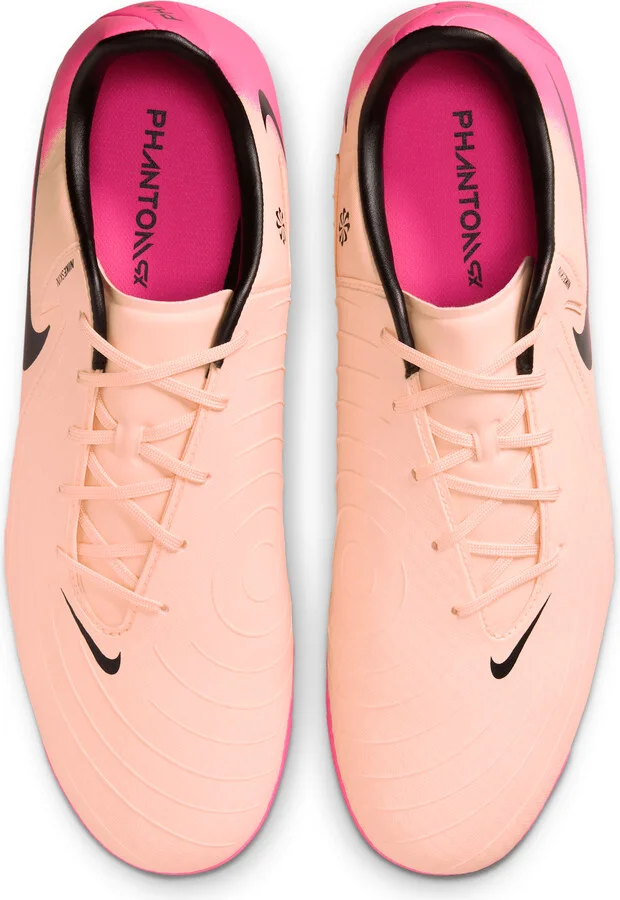 Nike Men's Phantom GX 2 Academy Artificial-Grass Low-Top Soccer Cleats in Orange | FJ2552-800 - Image 4