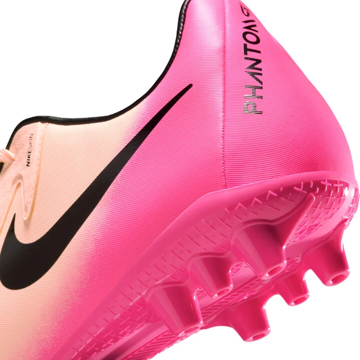 Nike Men's Phantom GX 2 Academy Artificial-Grass Low-Top Soccer Cleats in Orange | FJ2552-800 - Image 9
