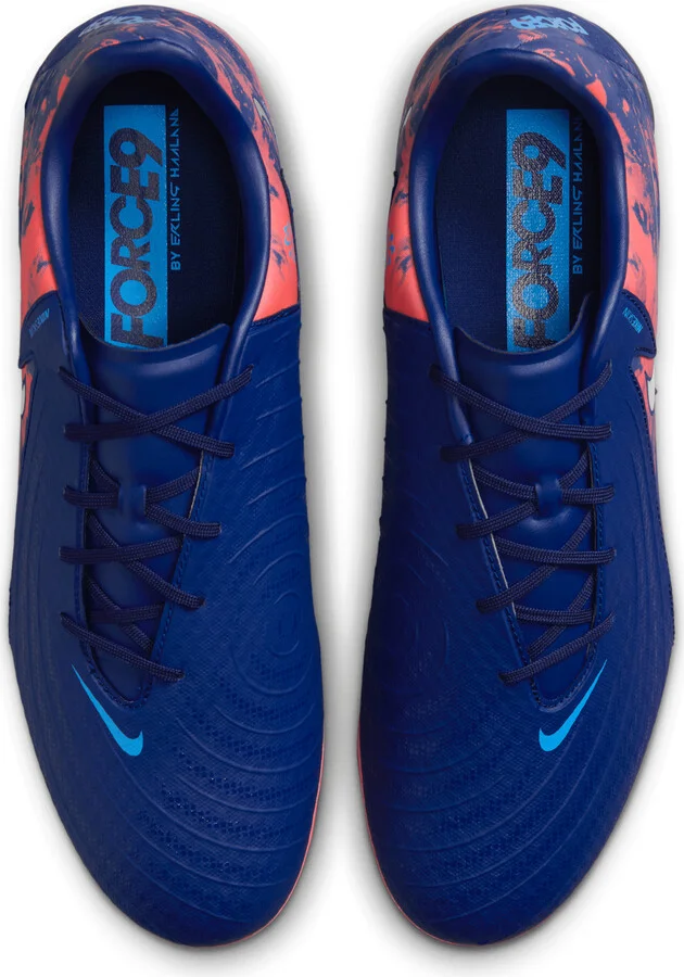 Nike Men's Phantom GX 2 Academy "Erling Haaland" Multi-Ground Low-Top Soccer Cleats in Blue | HF1609-400 - Image 4