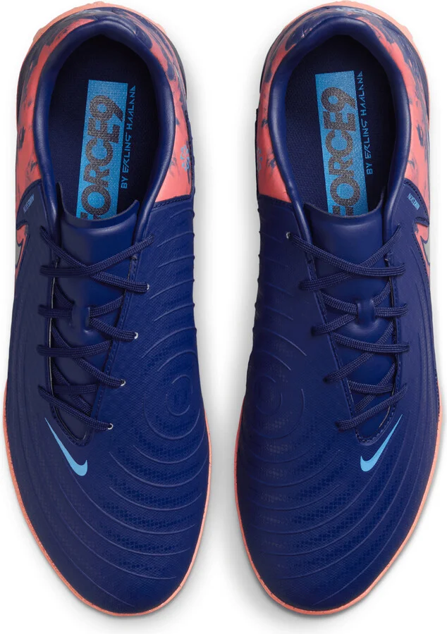 Nike Men's Phantom GX 2 Academy "Erling Haaland" Turf Low-Top Soccer Shoes in Blue | HV4069-400 - Image 4