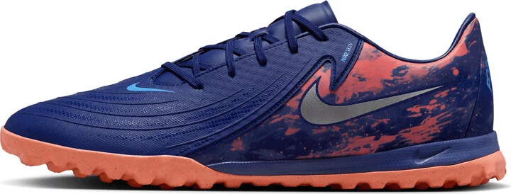 Nike Men's Phantom GX 2 Academy "Erling Haaland" Turf Low-Top Soccer Shoes in Blue | HV4069-400