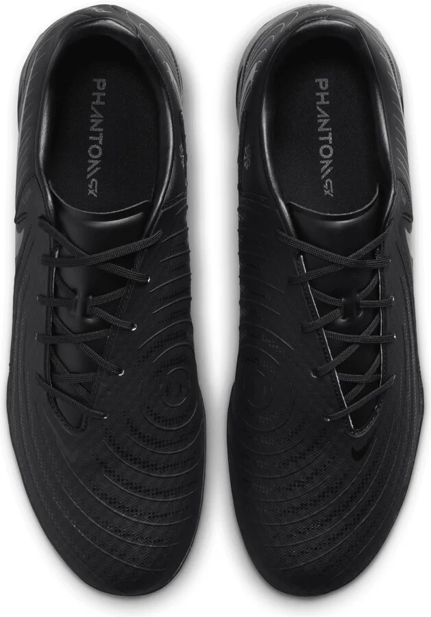 Nike Men's Phantom GX 2 Academy Turf Low-Top Soccer Shoes in Black | FJ2577-002 - Image 4
