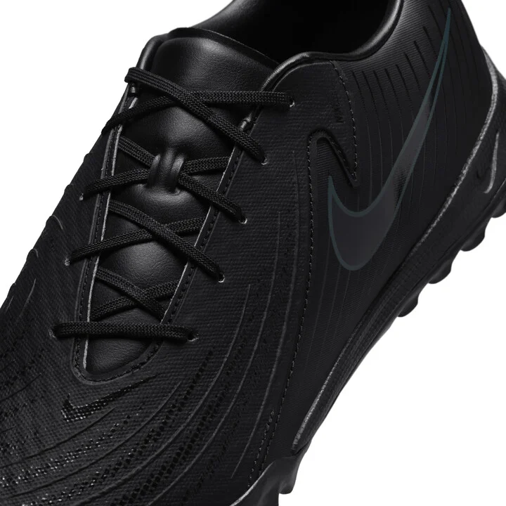 Nike Men's Phantom GX 2 Academy Turf Low-Top Soccer Shoes in Black | FJ2577-002 - Image 7
