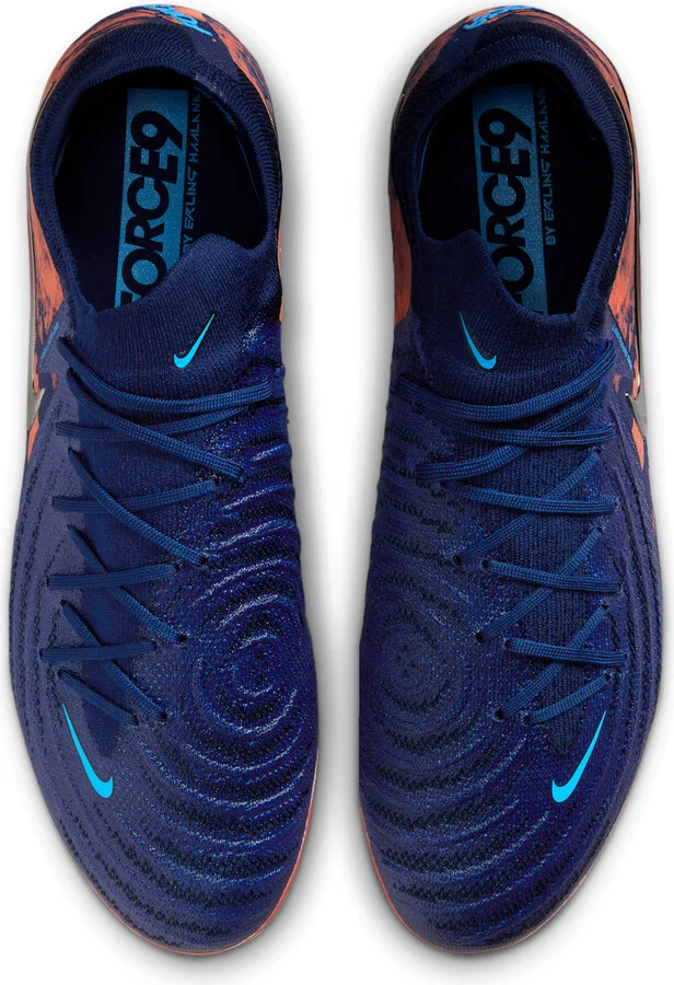Nike Men's Phantom GX 2 Elite "Erling Haaland" Firm-Ground Low-Top Soccer Cleats in Blue | HF6361-400 - Image 4
