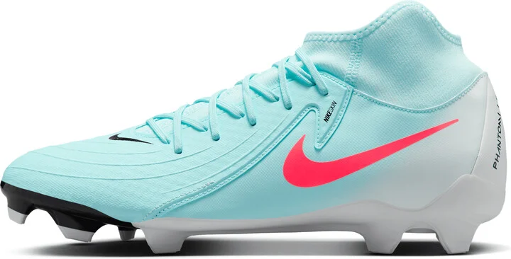 Nike Men's Phantom Luna 2 Academy Multi-Ground High-Top Soccer Cleats in Green | FD6725-300