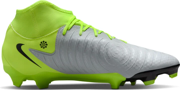 Nike Men's Phantom Luna 2 Academy Multi-Ground High-Top Soccer Cleats in Grey | FD6725-003 - Image 3