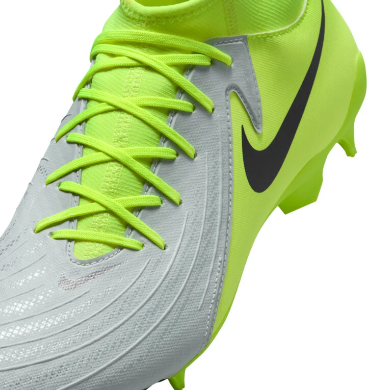 Nike Men's Phantom Luna 2 Academy Multi-Ground High-Top Soccer Cleats in Grey | FD6725-003 - Image 8
