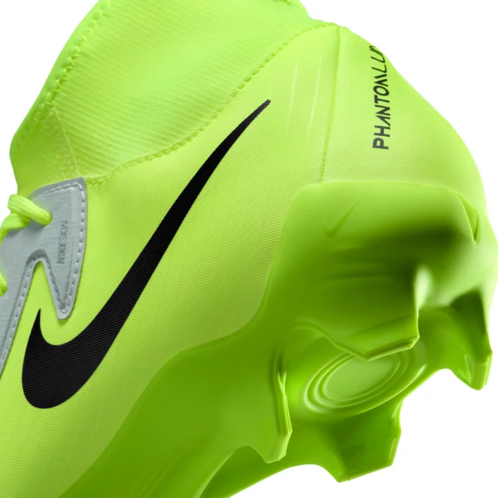 Nike Men's Phantom Luna 2 Academy Multi-Ground High-Top Soccer Cleats in Grey | FD6725-003 - Image 9