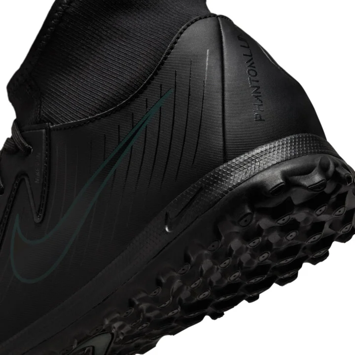 Nike Men's Phantom Luna 2 Academy Turf High-Top Soccer Shoes in Black | FJ2566-002 - Image 8