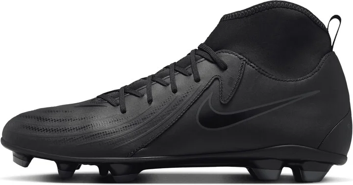 Nike Men's Phantom Luna 2 Club Multi-Ground High-Top Soccer Cleats in Black | FJ2558-002