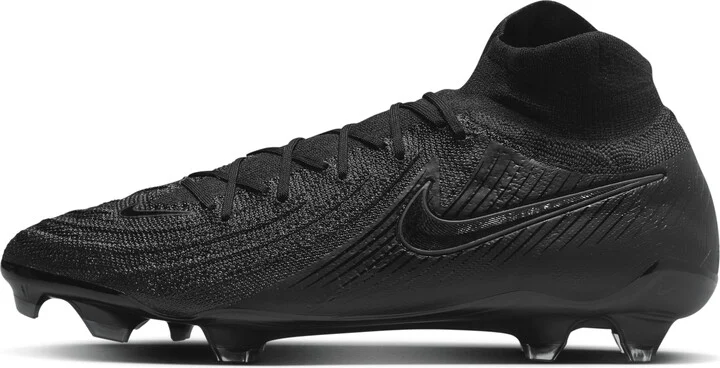 Nike Men's Phantom Luna 2 Elite Firm-Ground High-Top Soccer Cleats in Black | FJ2572-002