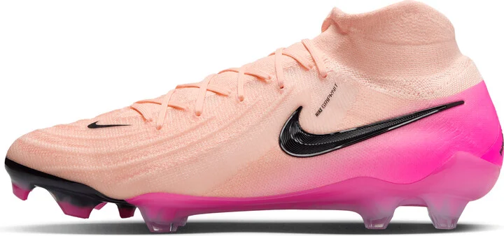 Nike Men's Phantom Luna 2 Elite Firm-Ground High-Top Soccer Cleats in Orange | FJ2572-800