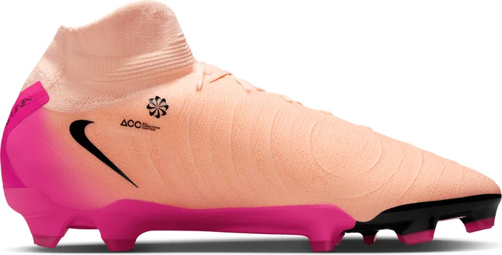 Nike Men's Phantom Luna 2 Pro Firm-Ground High-Top Soccer Cleats in Orange | FJ2575-800 - Image 3