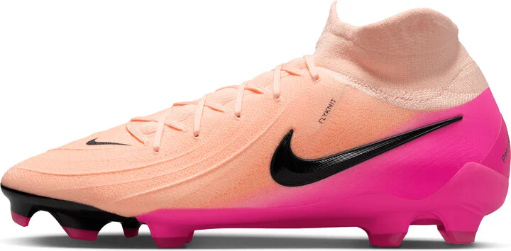 Nike Men's Phantom Luna 2 Pro Firm-Ground High-Top Soccer Cleats in Orange | FJ2575-800