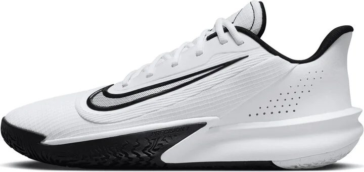 Nike Men's Precision 7 Basketball Shoes in White | FN4322-101