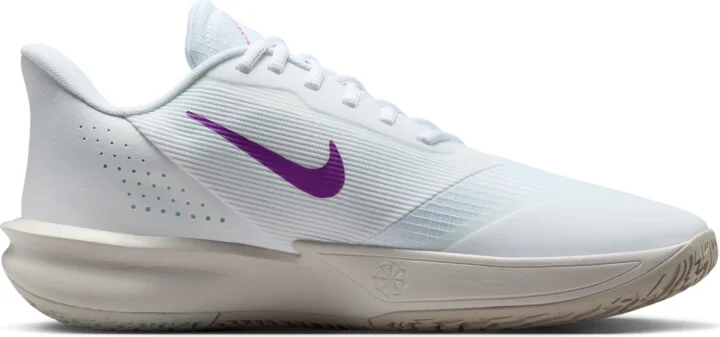 Nike Men's Precision 7 Basketball Shoes in White | HJ9153-100 - Image 3