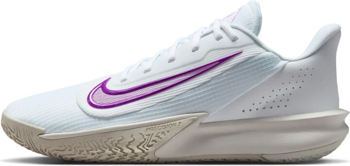 Nike Men's Precision 7 Basketball Shoes in White | HJ9153-100