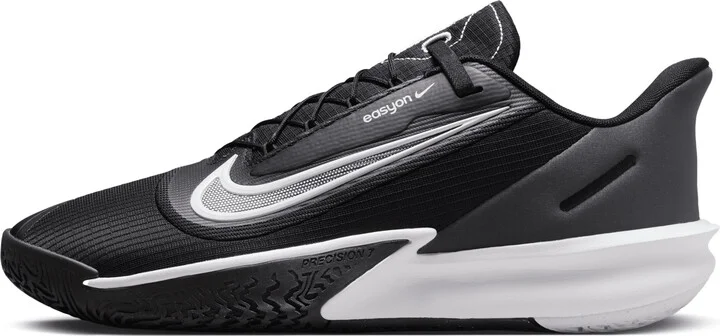 Nike Men's Precision 7 EasyOn Basketball Shoes in Black | FN0324-005