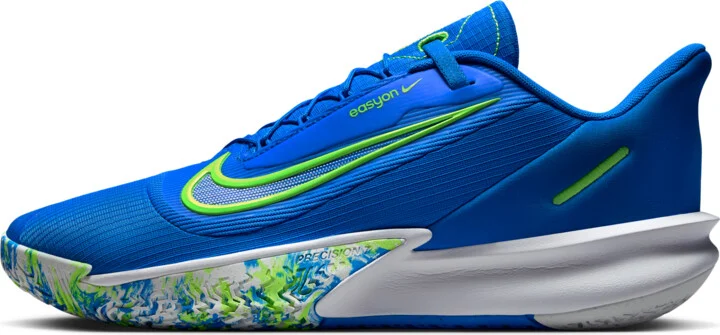 Nike Men's Precision 7 EasyOn Basketball Shoes in Blue | FN0324-400