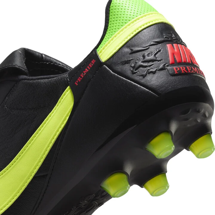 Nike Men's Premier 3 Firm-Ground Low-Top Soccer Cleats in Black | HM0265-008 - Image 9