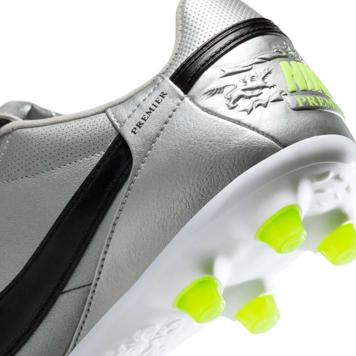 Nike Men's Premier 3 Firm-Ground Low-Top Soccer Cleats in Grey | HM0265-004 - Image 9