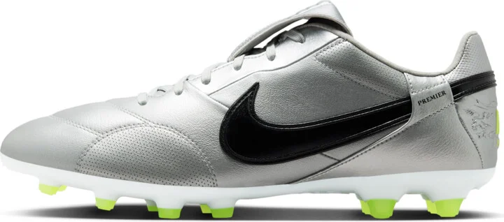 Nike Men's Premier 3 Firm-Ground Low-Top Soccer Cleats in Grey | HM0265-004