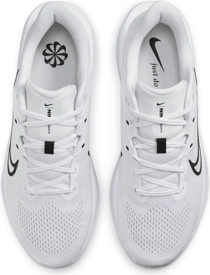 Nike Men's Quest 6 Road Running Shoes in White | FD6033-100 - Image 4