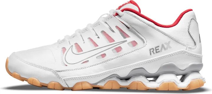 Nike Men's Reax 8 TR Workout Shoes in White | 621716-103