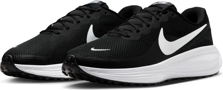 Nike Men's Revolution 8 Road Running Shoes (Extra Wide) in Black | HQ1996-001 - Image 5