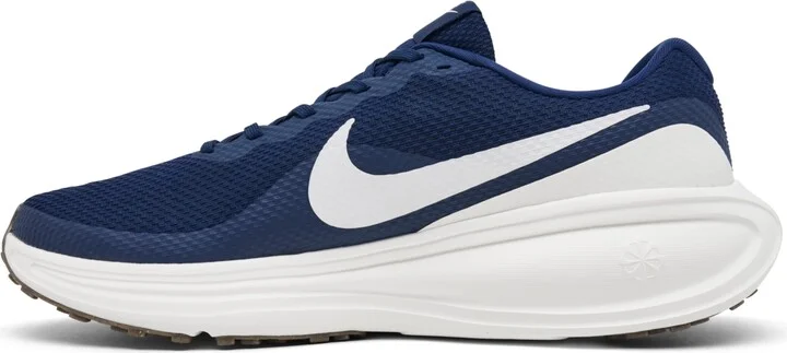 Nike Men's Revolution 8 Running Sneakers from Finish Line - Deep Royal, White - Image 3