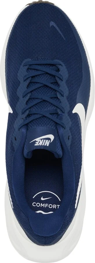 Nike Men's Revolution 8 Running Sneakers from Finish Line - Deep Royal, White - Image 5