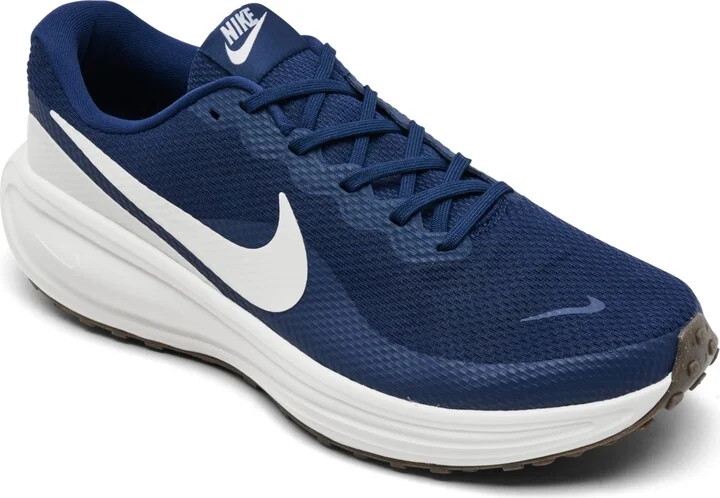 Nike Men's Revolution 8 Running Sneakers from Finish Line - Deep Royal, White