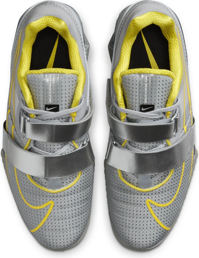 Nike Men's Romaleos 4 Weightlifting Shoes in Grey | CD3463-002 - Image 4