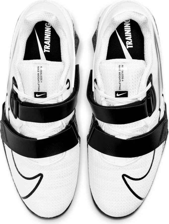 Nike Men's Romaleos 4 Weightlifting Shoes in White | CD3463-101 - Image 4