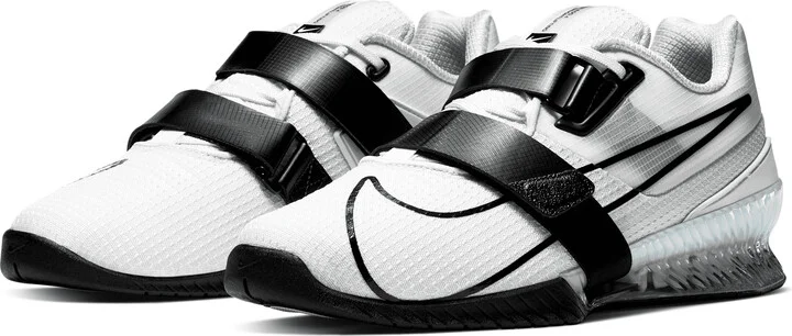 Nike Men's Romaleos 4 Weightlifting Shoes in White | CD3463-101 - Image 5