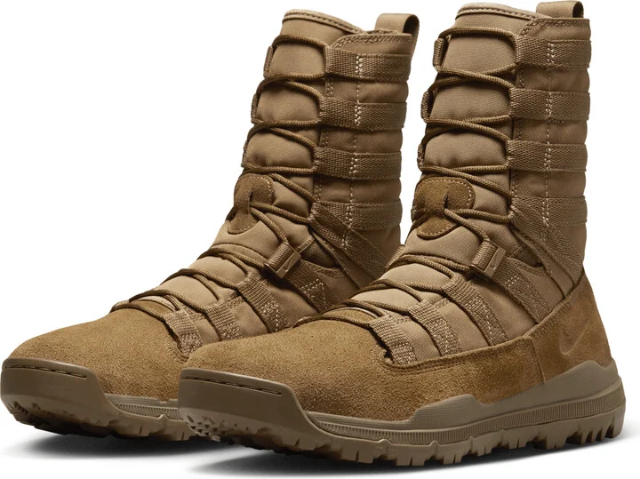 Nike Men's SFB Gen 2 8" Leather Tactical Boots in Brown | 922471-900 - Image 5