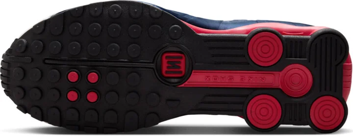 Nike Men's Shox R4 Shoes in Blue | HQ1988-400 - Image 2