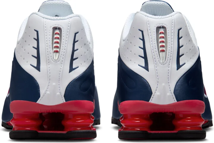 Nike Men's Shox R4 Shoes in Blue | HQ1988-400 - Image 6
