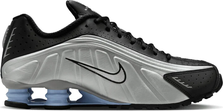 Nike Men's Shox R4 Shoes in Grey | HQ1988-004 - Image 3