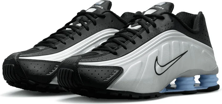 Nike Men's Shox R4 Shoes in Grey | HQ1988-004 - Image 5