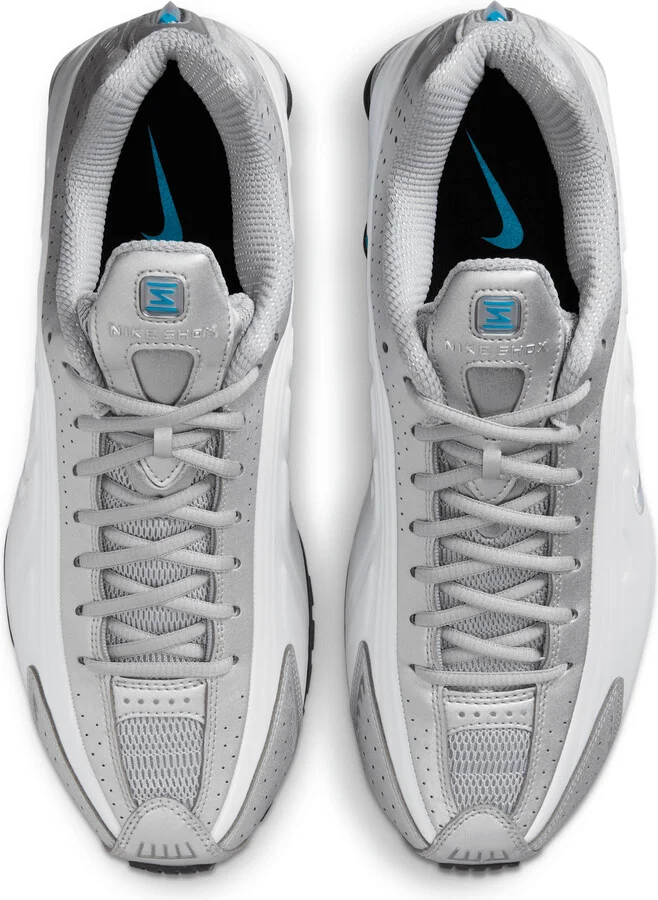 Nike Men's Shox R4 Shoes in Grey | HQ1988-005 - Image 4