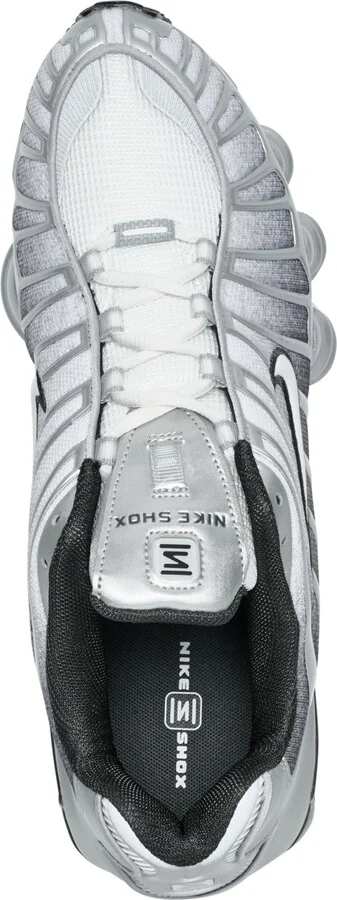 Nike Men's Shox Tl Casual Sneakers from Finish Line - Silver, White - Image 5