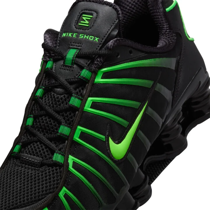 Nike Men's Shox TL Shoes in Black | AV3595-012 - Image 7