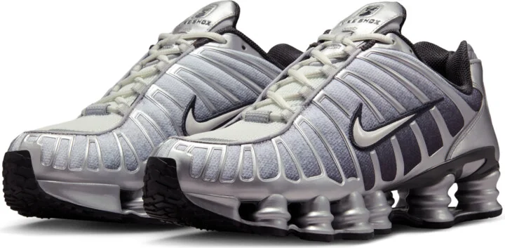 Nike Men's Shox TL Shoes in Grey | IH4466-095 - Image 5