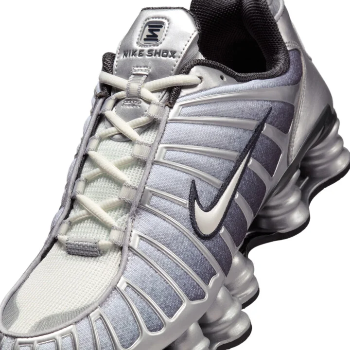 Nike Men's Shox TL Shoes in Grey | IH4466-095 - Image 7
