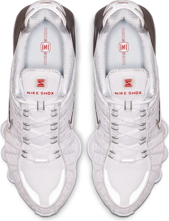 Nike Men's Shox TL Shoes in White | AV3595-100 - Image 4