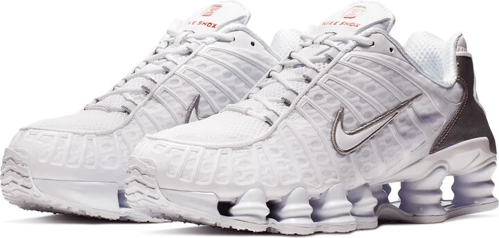 Nike Men's Shox TL Shoes in White | AV3595-100 - Image 5