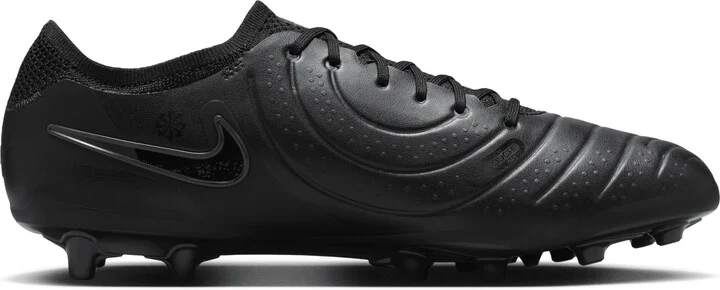 Nike Men's Tiempo Legend 10 Elite Artificial-Grass Low-Top Soccer Cleats in Black | DV4330-002 - Image 3